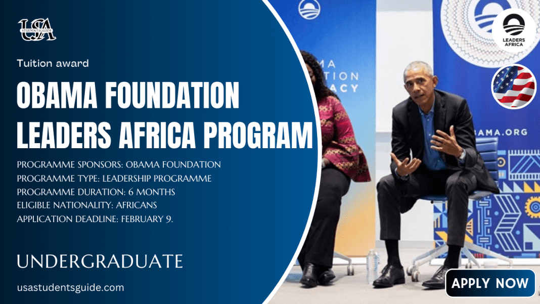 Obama Foundation Leaders Africa Program