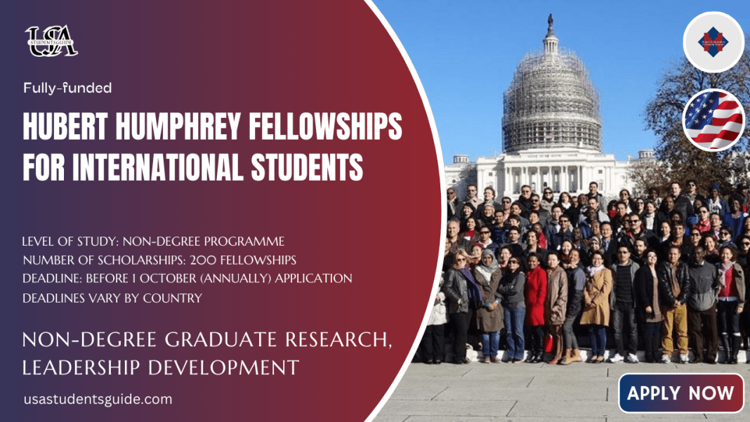 Hubert Humphrey Fellowships for International Students