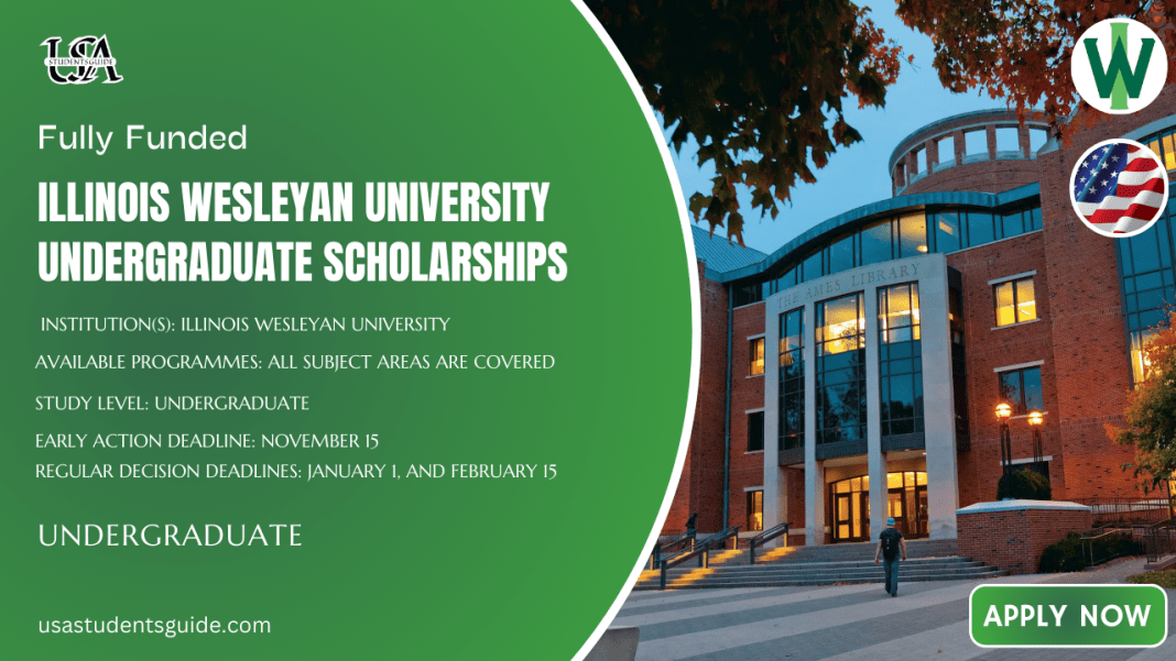 Illinois Wesleyan University Undergraduate Scholarships