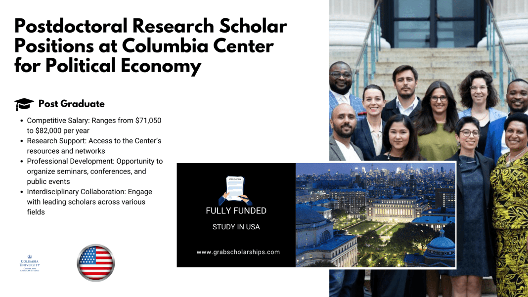 Postdoctoral Research Scholar Positions at Columbia Center for Political Economy (1)